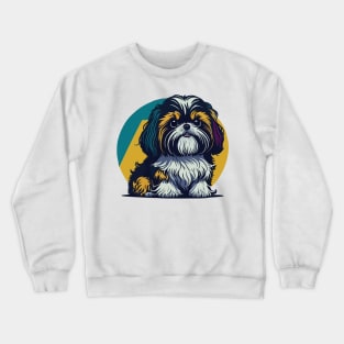 Shih Tzu Portrait Crewneck Sweatshirt